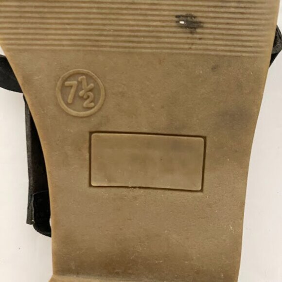 Mossimo Supply Co.  Women’s Brown Black Strappy Flat Sandals Size 7 1/2 - Picture 8 of 10